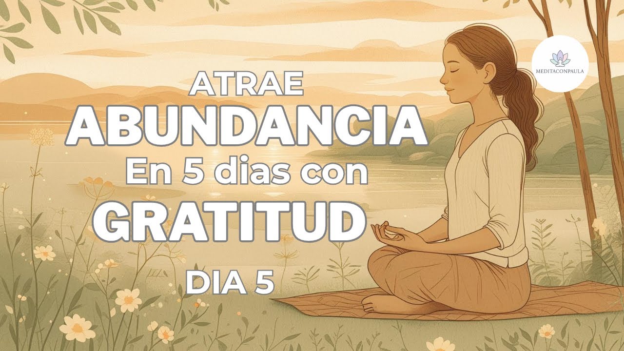El Poder de la GRATITUD en 5 días | Meditación Guiada Dia 5 - YouTube