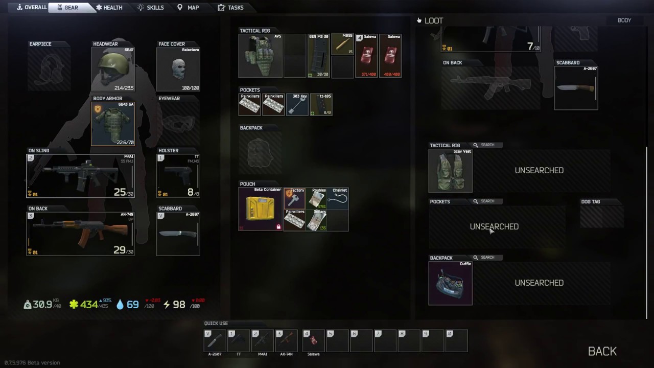 Escape From Tarkov Looting Glitch Youtube