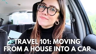 TRAVEL 101: HOW TO MOVE INTO YOUR CAR + PURCHASES YOU SHOULD MAKE | Katie Carney
