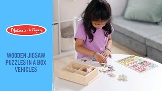 Melissa & Doug Wooden Jigsaw Puzzles in a Box - Vehicles screenshot 5