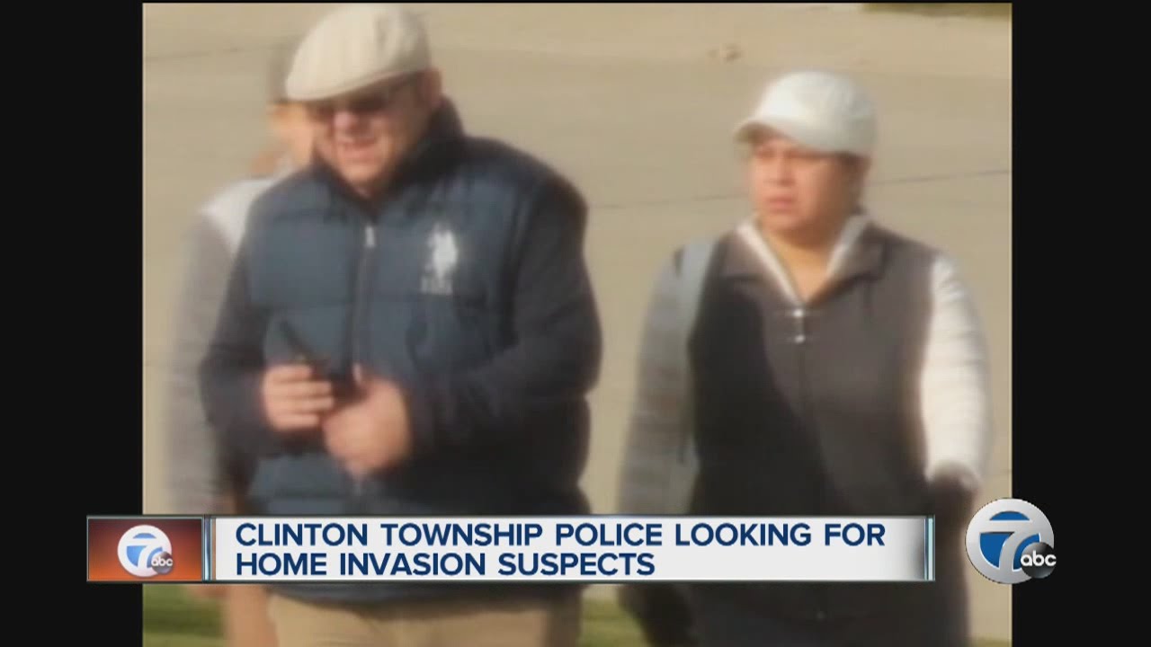 Clinton Township Police looking for home invasion suspects - YouTube