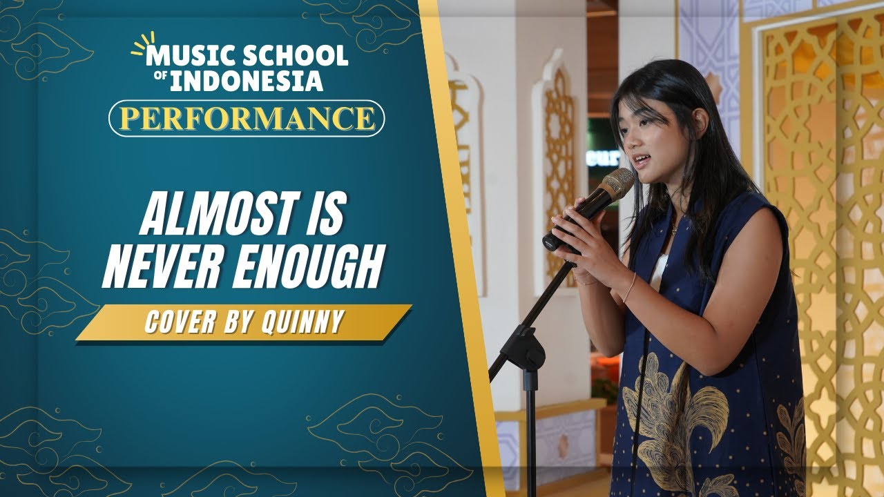 Almost Is Never Enough - Cover by Quinny | Live Performance at AEON ...