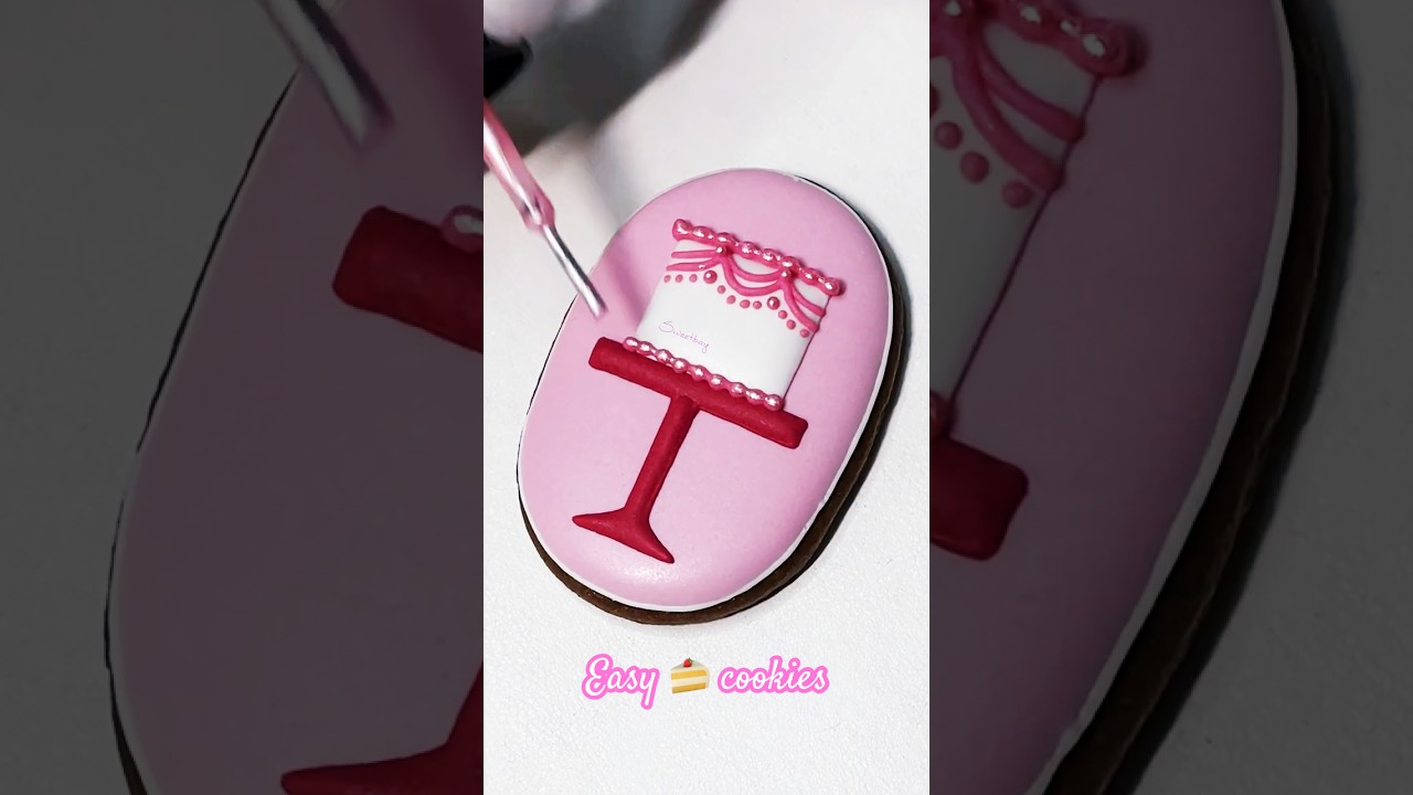 Easy Birthday cookies 🍰 #gingerbread #cookies