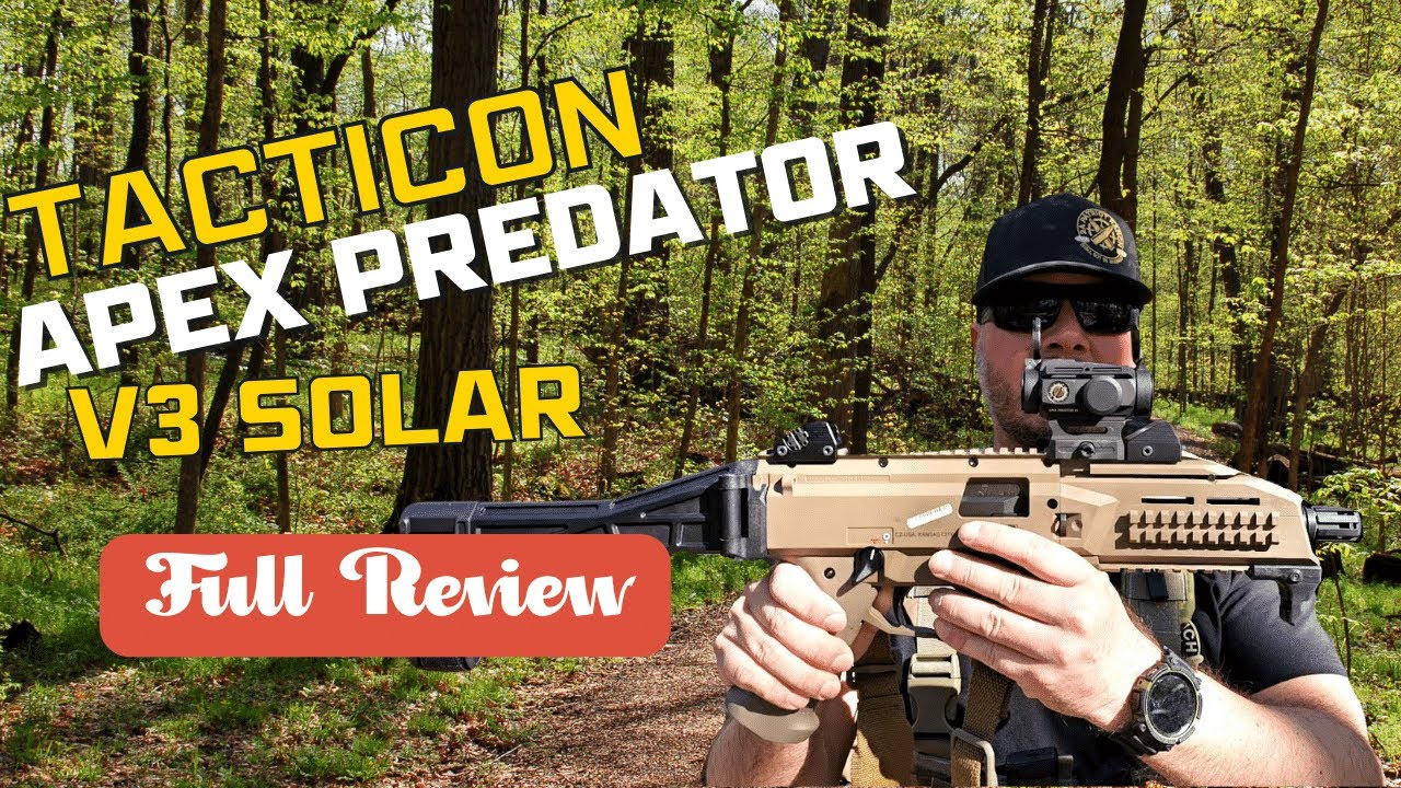 Tacticon Apex Predator V3 Solar Red Dot Review ...Budget Option or ...