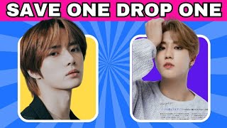 IMPOSSIBLE SAVE ONE DROP ONE KPOP MALE IDOLS   (THE HARDEST EDITION EVER) | Kpop QUIZ  GAMES 2024