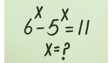 A Very Nice Olympiad Math Exponential Algebric Problem l find x =?