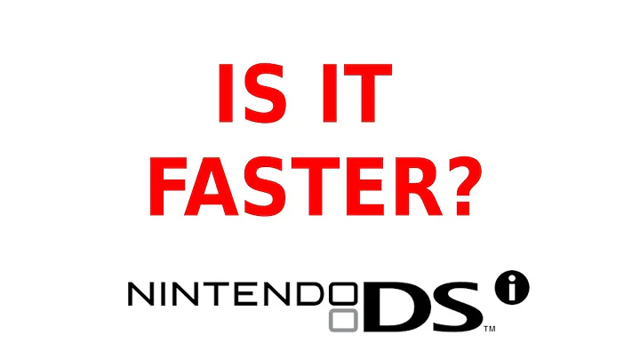 Nintendo DSi vs DS/DS Lite? Is It Faster?