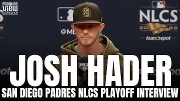 Josh Hader Details Overcoming Struggles & Reacts to San Diego Padres vs. Philadelphia Phillies NLCS