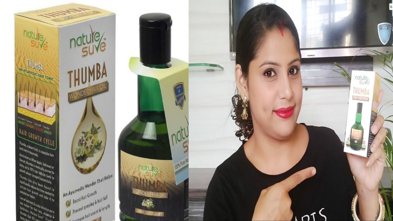 Thumba  wonder hair oil by nature sure/Reduce hair fall and loss.