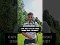 Can Joel make a birdie using only the cheapest hybrid available @golfclubs4cash435 ?