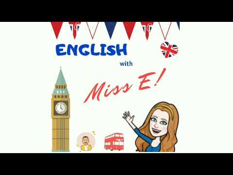 English with Miss E - Personal presentation.