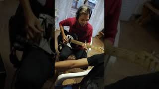 Grabando Guitarras (probando YouTubeShots) #Short