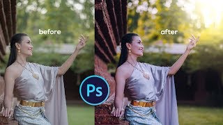 Outdoor Portrait Editing Technique in Photoshop screenshot 4