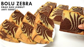 Cara Membuat Kue Bolu Zebra Enak Dan Lembut Anti Seret