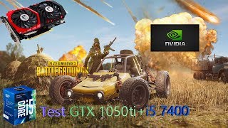 Test 1050TI+I5 7400 in modern games