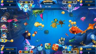 DEMO VÀI CẢNH GAME BẮN CÁ ĐỔI THƯỞNG ONLINE #BANCADOITHUONG #7BALL screenshot 2