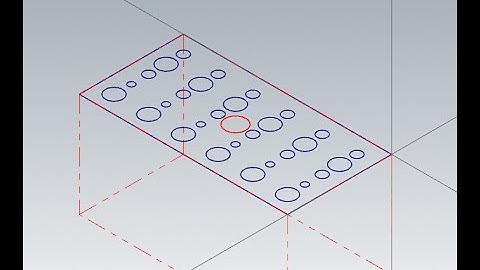 3. Drill Programming for drilling holes - Mastercam 2023