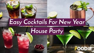 Hosting a house party this new year's eve? here are easy to prepare
cocktail recipes that will have your guests humming in no time.
subscribe the foodie c...