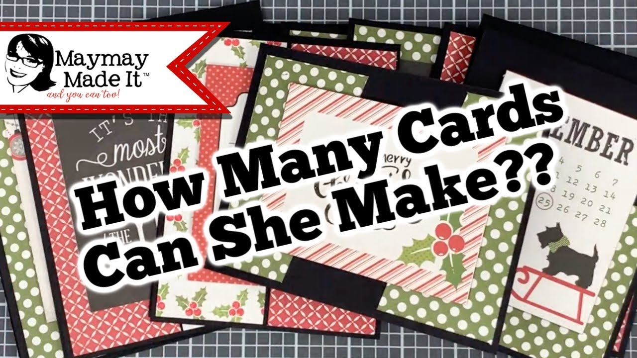 As Many as I can Cards and Tags from a 12x12 Paper Pack | Part 1