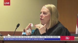 Judge sentences teen to probation after hitting and killing Hastings tow truck driver in 2023