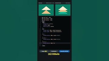 CSS Battle #34 - Christmas Tree #cssbattle #codingshorts #shorts #coding #learn #css