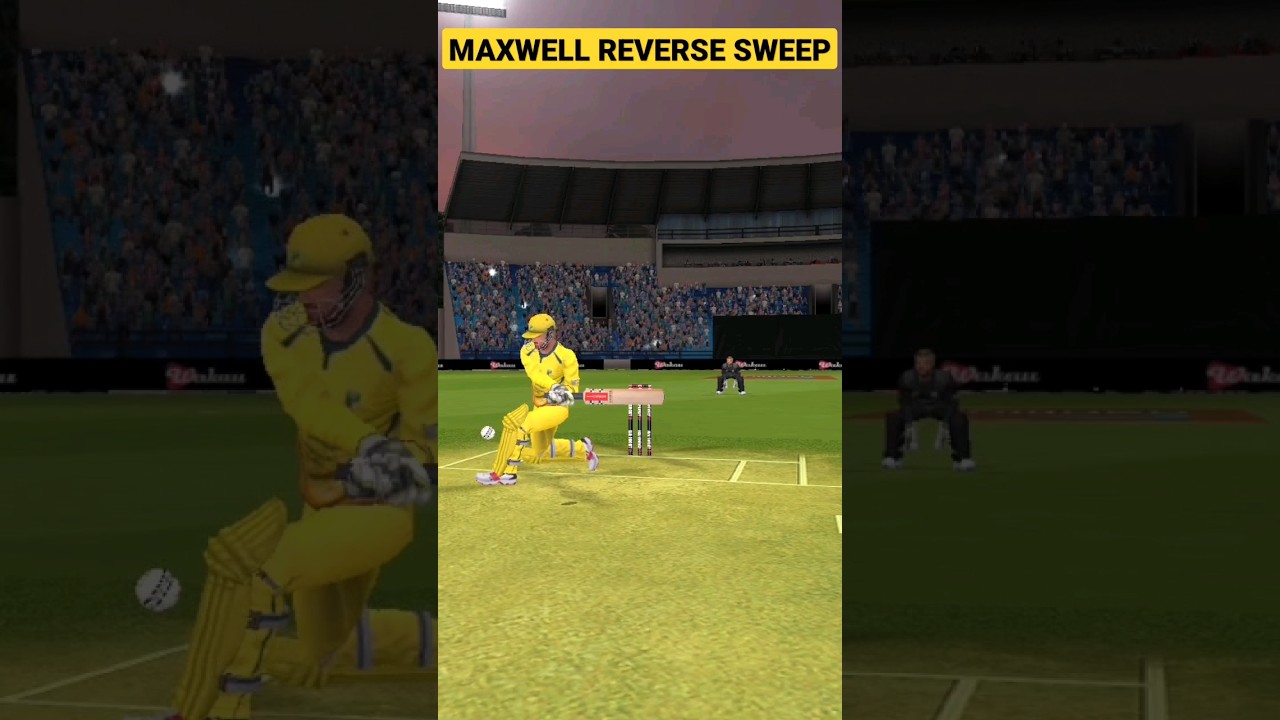 Glenn Maxwell Reverse Sweep Six | OP Shot | 