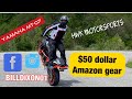 Bill Dixon review of $50.00 amazon gear! Stunting Yamaha MT-07. Products by HWK MOTORSPORTS stunts