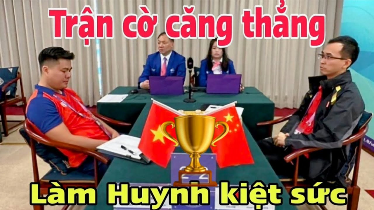 Trận cờ căng thẳng đến phút cuối giữa Lại Lý Huynh vs Triệu Hâm Hâm