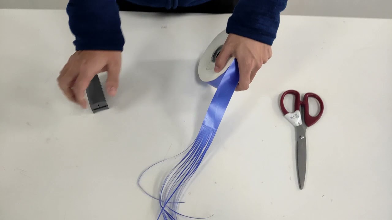 This Is How You Use A Ribbon Shredder  A ribbon shredder is an inexpensive  and useful tool that helps you create stunning bows easily 🎀 Watch Kirsten  demonstrate how to make