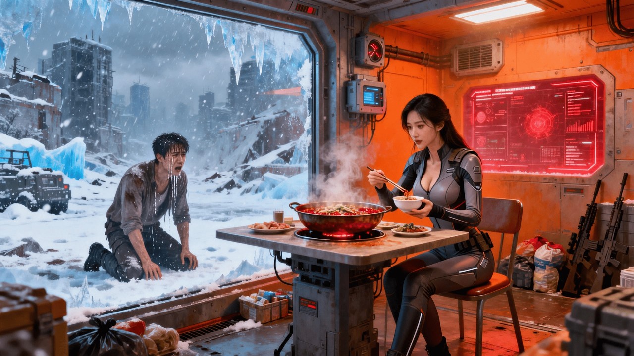 全球冰封末日降臨，前世信錯男神慘死，重生我直接黑化成王！