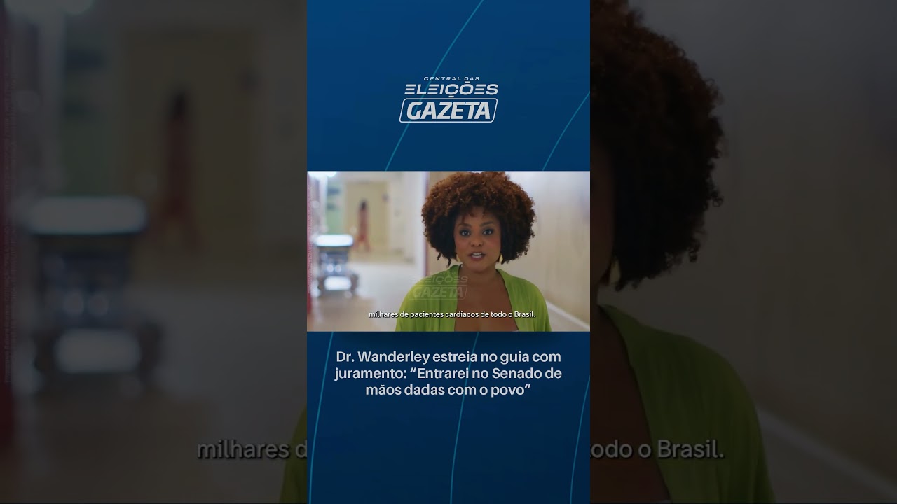 Dr. Wanderley estreia no guia com juramento: “Entrarei no Senado de mãos dadas com o povo”