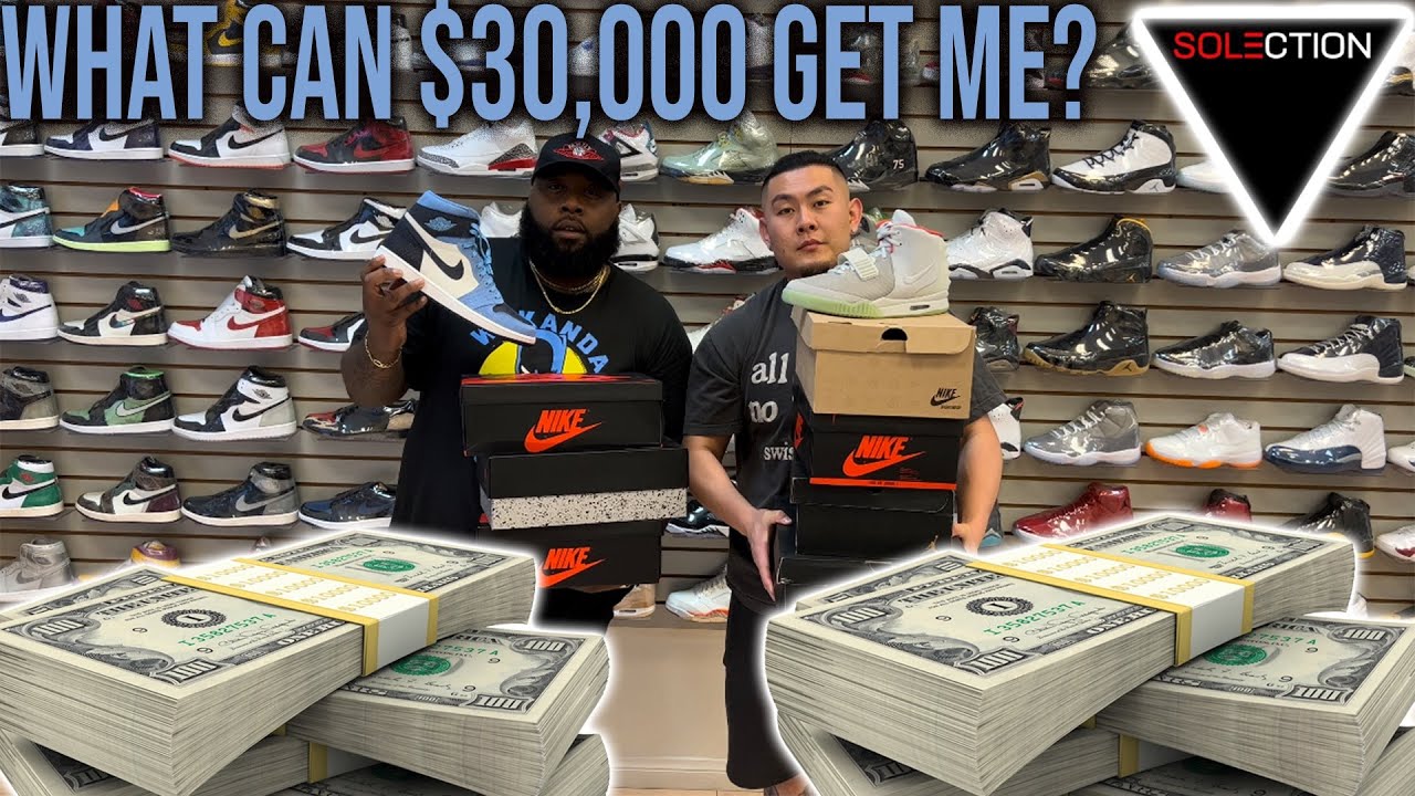 Sneaker Shopping WHAT CAN 30,000 BUY YOU AT POPULAR LAS VEGAS SNEAKER