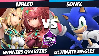 Ludwig Invitational - MkLeo (Pyra Mythra) Vs. Sonix (Sonic) SSBU Ultimate Tournament