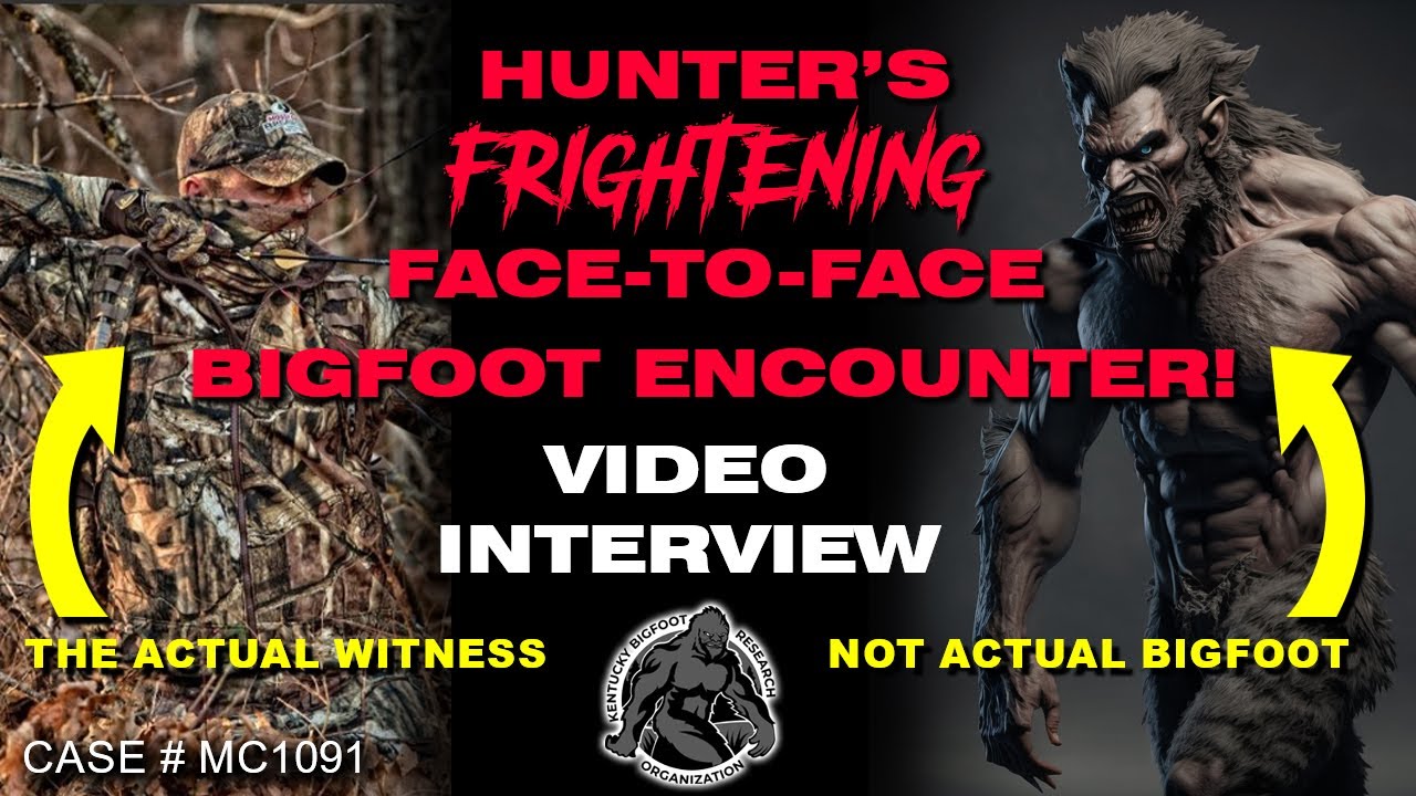 Hunter's Frightening Face-To-Face Bigfoot Encounter!!! 