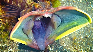 10 Animales extraños e increíbles del fondo del mar!