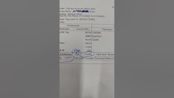 first salary slip of upsc cms doctor🤑| motivation #cghs  #neetpg#cmse #govtjob #upsc #motivation