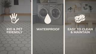 Mannington Sheet Vinyl: Waterproof + Easy to Clean &amp; Maintain