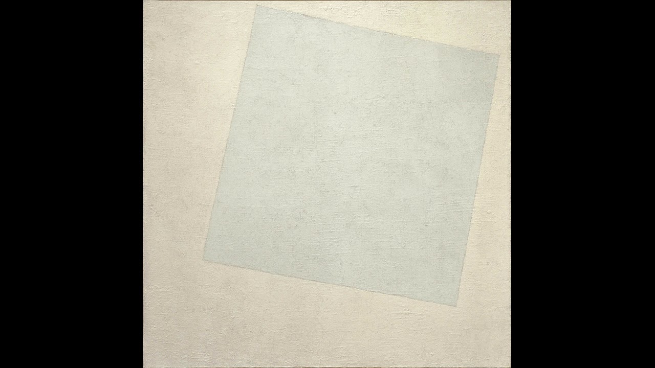 Картина белое на белом малевича