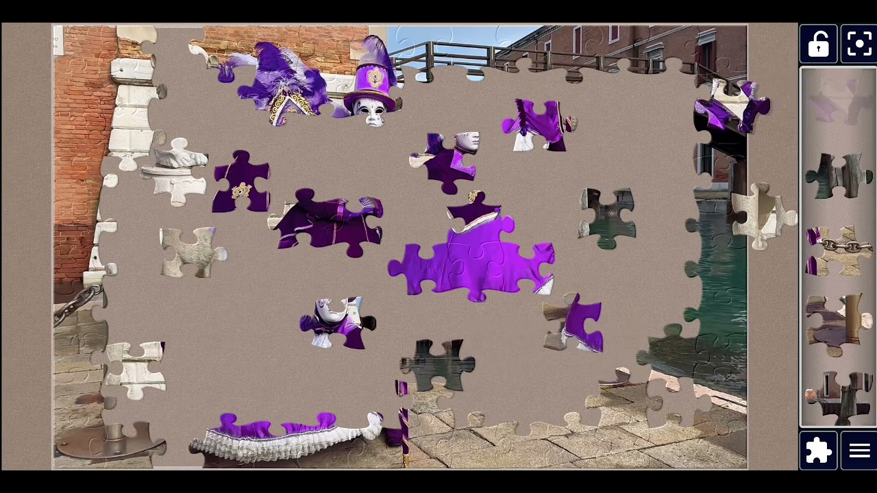 Mysterious Mask Jigsaw Puzzle 🧩 | Deeply Satisfying Assembly with Perfect Click Sound