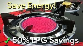 50% Lpg Savings Infraredceramic Gas Stove Review Cooking Test Vs Regular Gas Stove