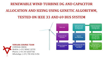 RENEWABLE WIND TURBINE DG AND CAPACITOR ALLOCATION AND SIZING USING GENETIC ALGORITHM