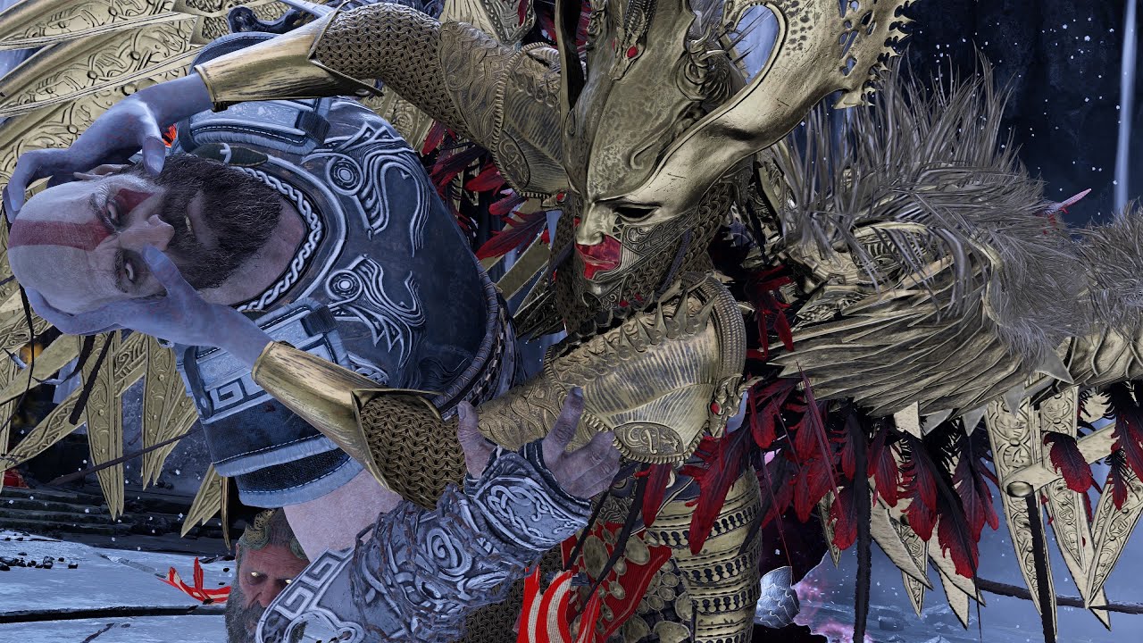 Kratos vs Sigrun One Last Time Zeus Armour GMGOW+ 4K PS5 God of War