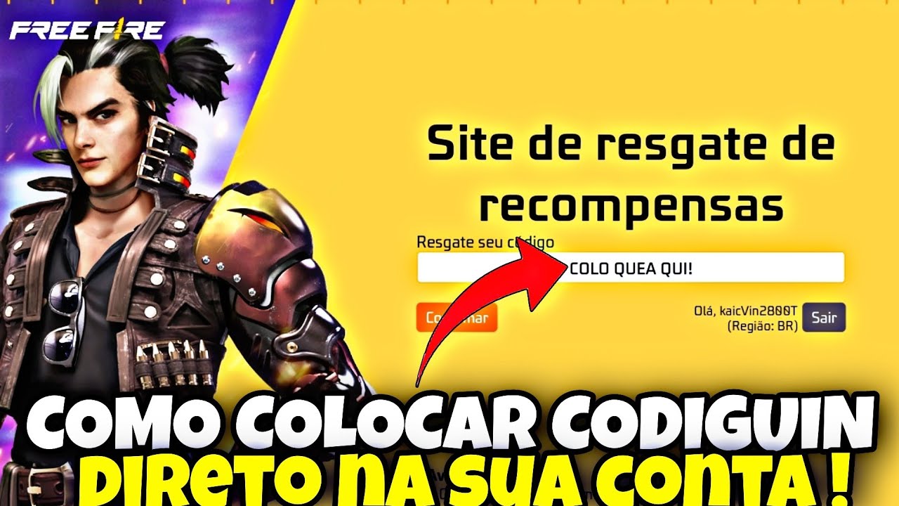 CODIGUIN FF infinito: como obter recompensas gratuitas no Free