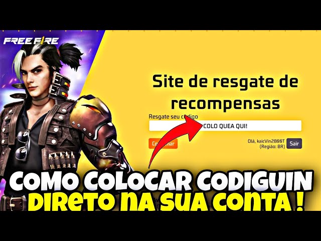 🔥SAIU! NOVO *GERADOR* DE *CODIGUIN INFINITOS NO FREE FIRE!! GERADOR DE  CODIGUIN FREE FIRE 