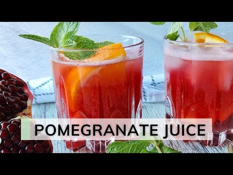 Healthy Pomegranate Juice Recipe | Make Tasty Pomegranate Juice at Home | Nkechi Ajaeroh EP 10