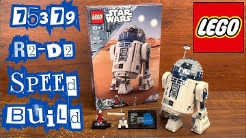 LEGO Star Wars 75379 R2-D2 25th Anniversary Time-lapse Speed Build