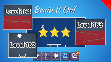 Brain it on! Levels 162, 163, 164 || 3 Stars Walkthrough