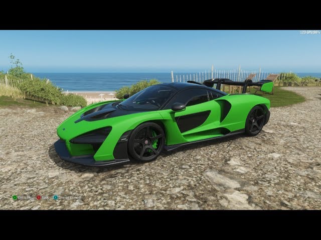 Forza Horizon 4 - 2018 McLaren Senna - Customize and Drive - YouTube