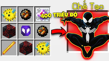 JAYGRAY CHẾ TẠO THÀNH CÔNG BỘ GIÁP ANH HÙNG VENOM TRONG MINECRAFT*GIÚP ANH PRO TROLL NOOB