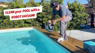How Clean a Pool with a Robotic Vacuum | Product Review:  Aiper Seagull SE